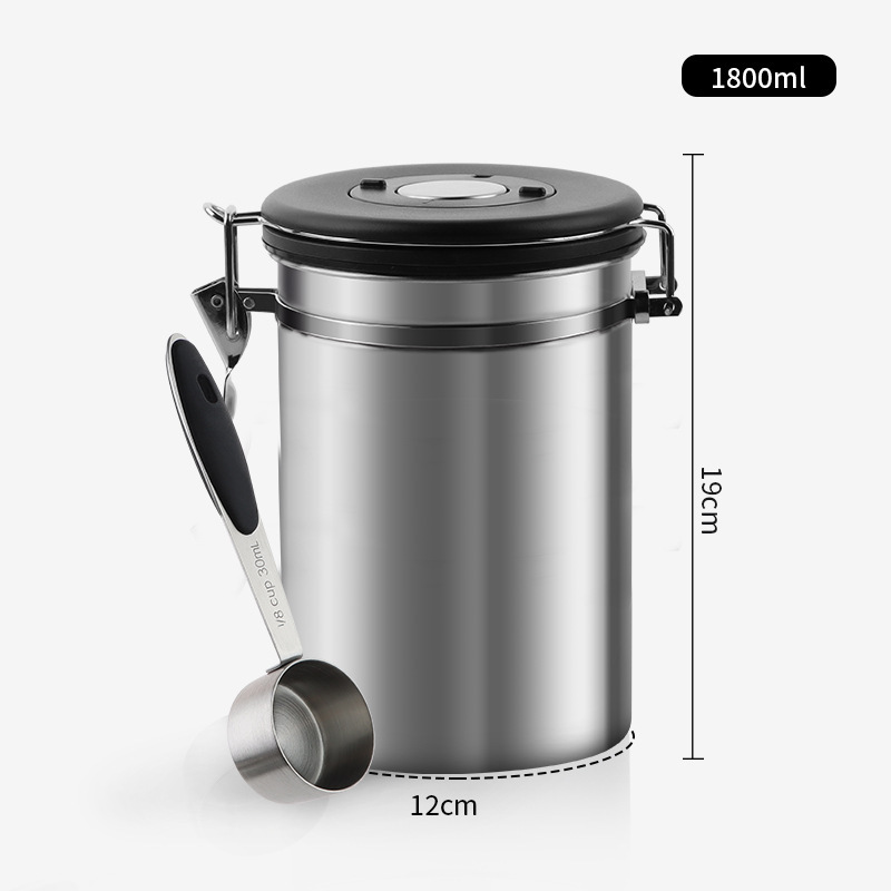 Large size, stainless steel color (1.8L approx. 750g)
