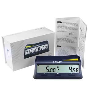 LEAP Basic Rapid competition Blitz orologio da scacchi a grande schermo Timer elettronico digitale per scacchi Timer da gioco da tavolo - Product Image 6