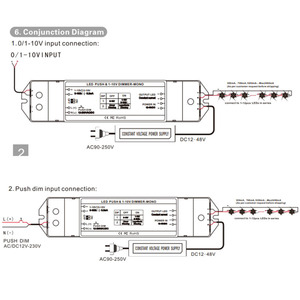 BC-331-CC 1 Channel Constant Current Maximum 2400mA <strong>Pwm</strong> 0-10v Push Dim <strong>Input</strong> <strong>Led</strong> Light Dimming Controller Dimmer 010v - Product Image 4