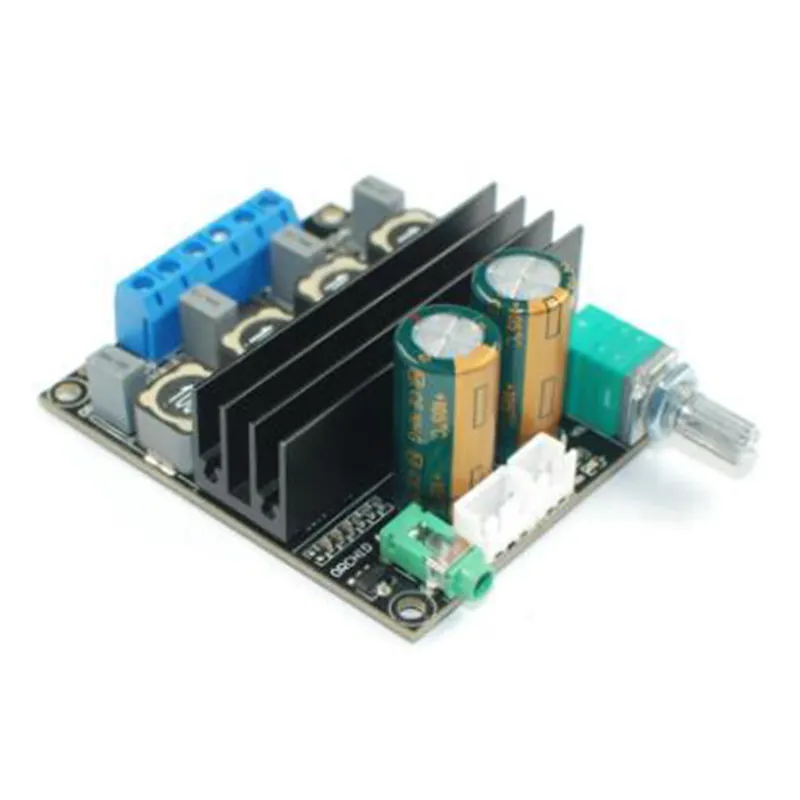 Placa de áudio para amplificador digital WS2229, amplificador TPA3116 de potência, amplificador de áudio 2.0 classe D, amplificador estéreo de alta fidelidade, DC12-24V, 2x100W