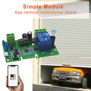 1CH WIFI Smart Garagentor öffner Leistungs schalter Schalter AC DC 85-250V Relais modul Inching Timer für EWelink APP Alexa - Product Image 4