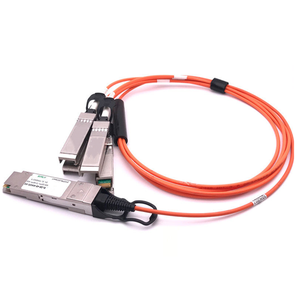 100G QSFP28-4SFP28-AOC Aktiver Lichtwellenleiter-Transceiver-Schalter für OLT-Netzwerk FTTH Verwenden Sie 1M 3M 5M 7M Längen optionen - Product Image 1