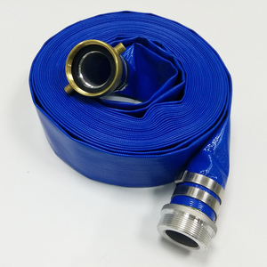 En kaliteli PVC mavi LAY düz deşarj su hortumu boru 1 2 3 4 5 6 8 10 12 14 16 inç havuz pompası için tarım tarım sulama - Product Image 2