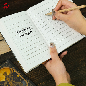 Bán chạy nhất xách tay máy tính xách tay với Dreamy Moon Magic Wand bìa cứng bìa cứng Nhật Ký ràng buộc trong may bìa giấy trong Stock-B6 - Product Image 2