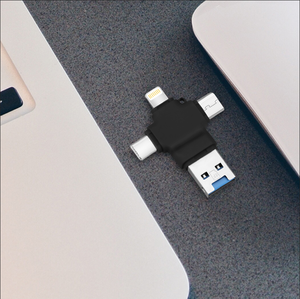 批量定制32gb 64gb 128gb 1tb OTG微型USB记忆棒4合1手机闪存驱动器3合1大容量USB闪存驱动器 - Product Image 2