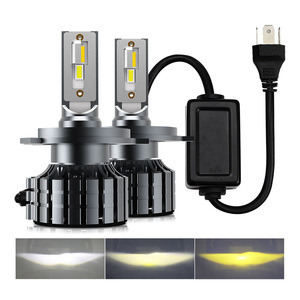 L7 üç renkli LED araba farlar H4 H11 LED ışıkları üç renkli iki renkli yanıp sönen fabrika doğrudan tedarik - Product Image 5