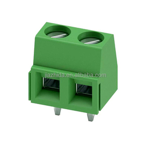 100% Original y nuevo 1729128 2 posiciones Cable a placa bloque de terminales fijo Horizontal con placa 0.200 "(5,08mm) orificio pasante - Product Image 2