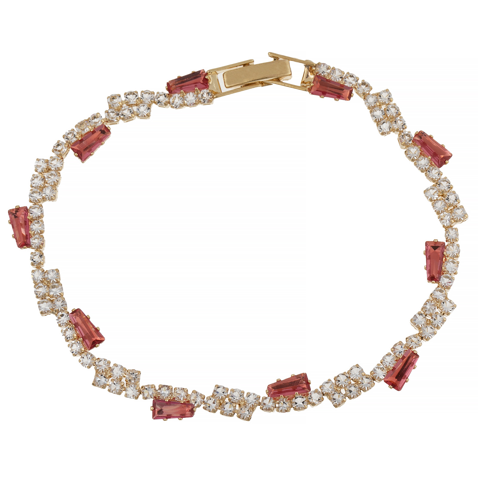 Diamant rouge rose doré