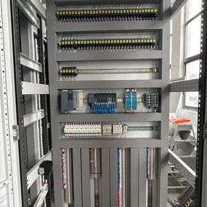 Gabinete de interruptores completo de bajo voltaje Equipo de distribución de energía con gabinete de control PLC y caja de distribución