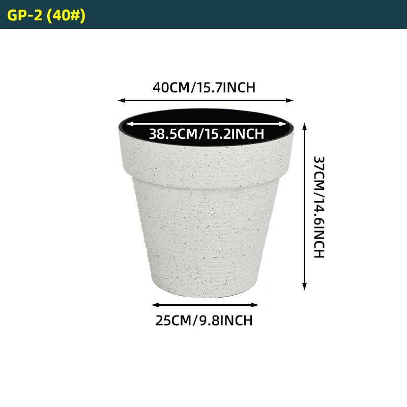 Blanc 40cm/15,7 pouces