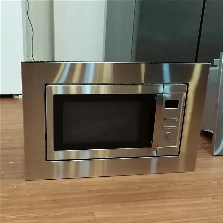 Oven Microwave rumah gaya baru, dengan tampilan LED pintu kaca industri elektrik Built-In Oem rumah tangga memanggang 220V 50Hz