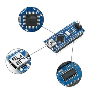 LAFVIN für Arduino Nano 3.0 ATmega328P Controller Board CH340 USB-Treiber mit Kabel