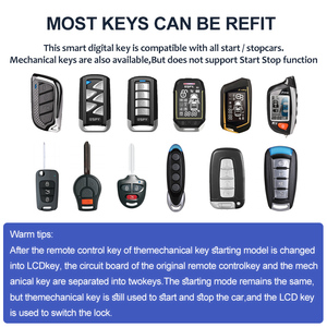 Spy xe phổ thông minh điều khiển từ xa <span class=keywords><strong>Key</strong></span> LCD hiển thị cảm ứng thông minh chìa khóa xe tự động thiết bị điện tử chìa khóa thông minh cho xe - Product Image 3