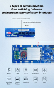XJ akıllı enerji depolama 24v 48v 100a 8s 10s invertör Deye için aktif denge ile/Growatt 200a BMS PCB & PCBA ürün - Product Image 3