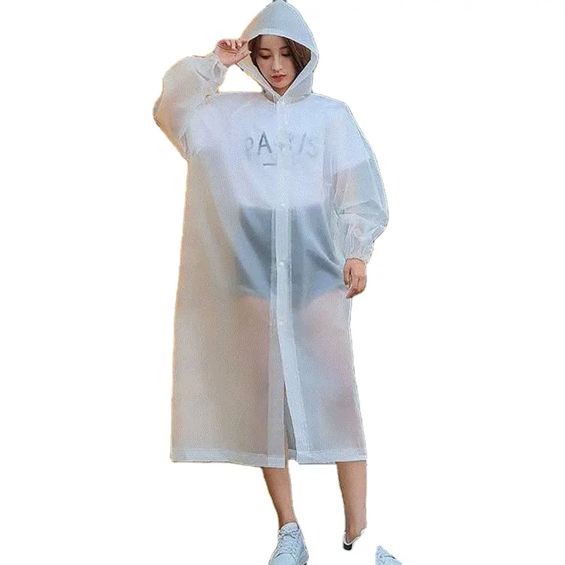 Riutilizzabili Poncho di Alta Qualità Pieghevole di Plastica Alla Moda Impermeabile cappotto di pioggia impermeabile