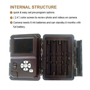 Keepguard KW698A Dual-Lens 4K Game <strong>Camera</strong> Outdoor Scouting Wireless Trail Hunting <strong>Camera</strong> <strong>with</strong> 512GB SD <strong>Memory</strong> 0.15s - Product Image 4