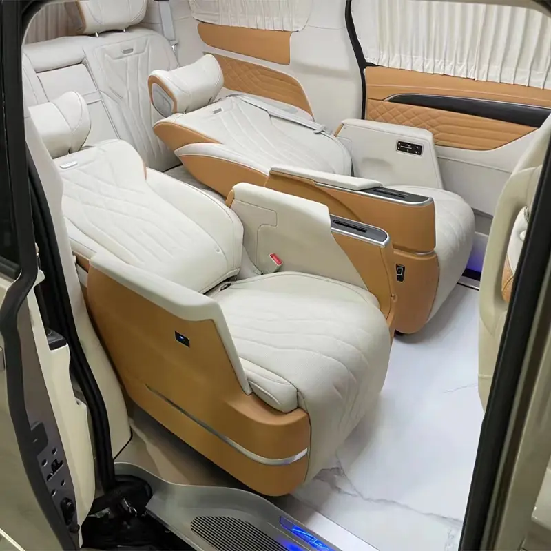 Kustomisasi pabrik kursi pilot van mewah kursi pilot dimodifikasi kursi toyota sienna dengan pijat udara kursi mobil VIP untuk kendaraan komersial