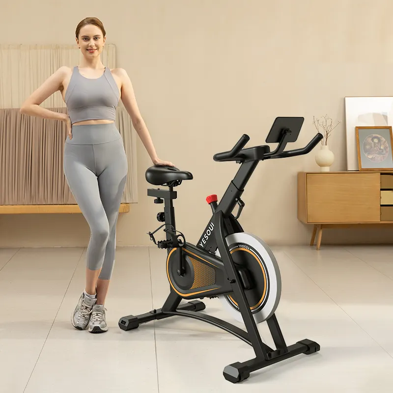 spin bike Fitnessgeräte Stufe 100 einstellbarer magnetischer Widerstand leises Haushalts- und kommerzielles Gebrauch fitness-bike