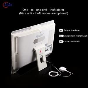 Teléfono inteligente tienda minorista antirrobo 1 puerto Sensor alarma teléfono móvil Cámara pantalla de seguridad Control remoto cuerda Antillifting