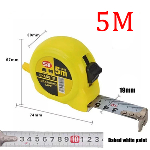 3m/5M/10M çelik mezura metrik çelik ölçüm cetveli mesafe ölçme aracı Metal metre cetvel uzunluğu ölçme aracı s - Product Image 4