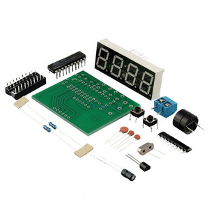0,56 Zoll AT89C2051 Digitale LED-Anzeige 4 Bits Elektronische Uhr Elektronische Produktions suite DIY Kit 4-stellig - Product Image 1
