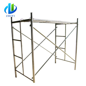 Construcción de construcción, andamio de bloqueo rápido, barra transversal de acero, sistema de andamio de Marco H para trabajo de pintura de gran altura de 15 metros - Product Image 1