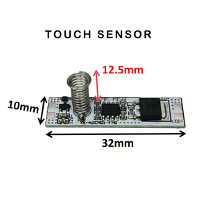 Módulo de interruptor de Sensor táctil 5A, controlador de luz sensible al tacto, controlador de atenuación táctil de 12V-24V para tubo de luz LED de gabinete - Product Image 5
