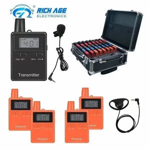 Rich Age 2.4G Frequency Long Range Two Way <strong>Radios</strong> Tour Guide Headsets Referee <strong>Intercom</strong> for Horse Riding Referees Contest - Product Image 6