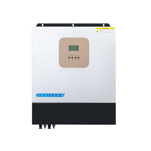 Inversor solar de 48 V, inversor solar de 10,2 kW, funciona sin batería, onda sinusoidal pura, salida de CA dual, entrada fotovoltaica dual