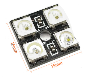 Großhandels preis Voll farbiges LED-Modul Farbe WS2812B-4-Bit-RGB-LED-Vollfarbtreiber 4-Bit-Farblichtmodul - Product Image 4