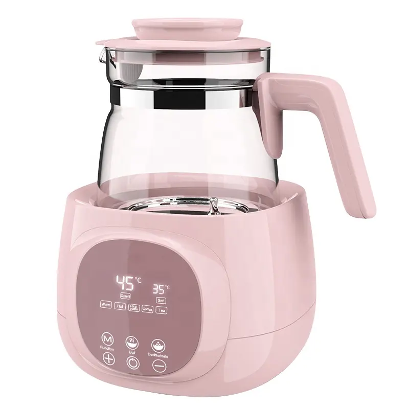High Quality low price Smart Milk bottle warmer glass electric Baby Water kettle temperature controller 1.2L tea kettle for baby
