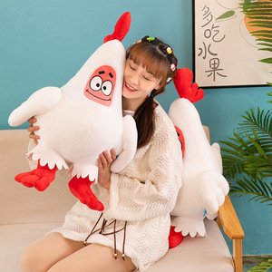 チキンスポンジボブぬいぐるみスクエアパンツパトリックスターSquidward Eugene H. Krabs <span class=keywords><strong>Gary</strong></span> Kawaii漫画ぬいぐるみギフト子供向け