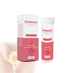 Kit de test de pH vaginal OEM Meilleur outil de surveillance de la santé sexuelle des bandelettes de test de pH féminin 4.0-8.0 - Product Image 1