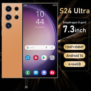 S24Ultra Smartphone, 7.3-inch HD Screen Phone, Android 13 4+64 6+128GB Memory Card Smartphone, Dual SIM Dual to 5G/4G/GPS