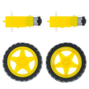 新しいモータースマートロボット車4WDシャーシキットスピードエンコーダーバッテリーボックス電気玩具Arduino用超音波モジュール - Product Image 4
