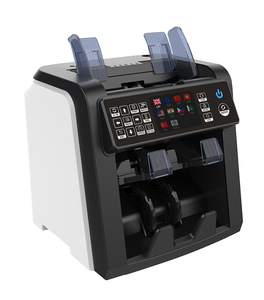 La máquina contadora de moneda multinacional con pantalla TFT de 1/2 "acepta 2 CIS USD EUR para contador de valor de billetes mixtos en bancos - Product Image 2