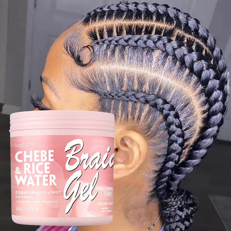 BELLE ZON Private Label Flechtgel Extra Hold 4C Haars tyling Twist Loc Edge Braid Haargel Vendor Shine And Jam Gel