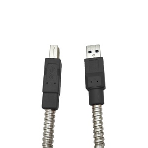 定制铠装USB 3.0 a型至USB b型电缆铠装USB延长线 - Product Image 1