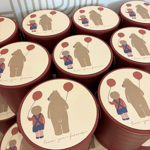 กล่องดอกไม้ทรงกลมขนาดใหญ่ขนาดกลางและขนาดเล็ก - Product Image 4