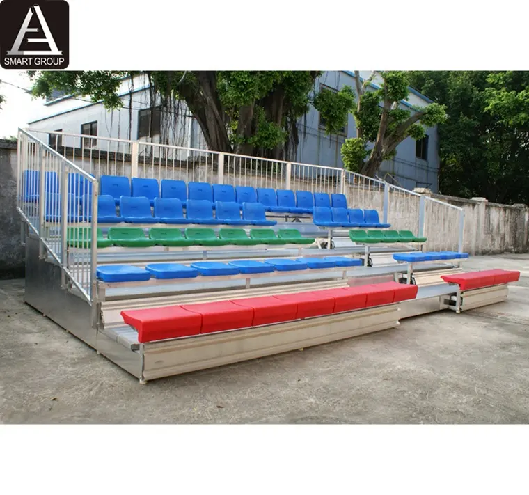 Gradas de asientos escalonados, gradas usadas para asientos de estadio, gradas de Banco de aluminio