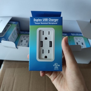 对于UL列出的15安培Usb插座，带双USB-A端口插座，带Usb c - Product Image 4