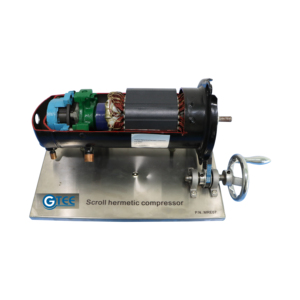 Cutaway Training <strong>Model</strong> <strong>Simulator</strong> Scroll Hermetic Compressor Didactic Equipment Educational Equipment - Product Image 1