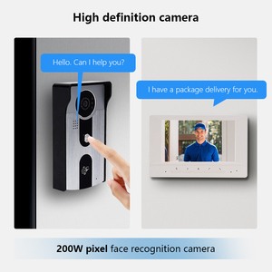 Pantalla táctil 7 "FHD 1080P Video intercomunicador con detección de movimiento incorporada para Villa - Product Image 2