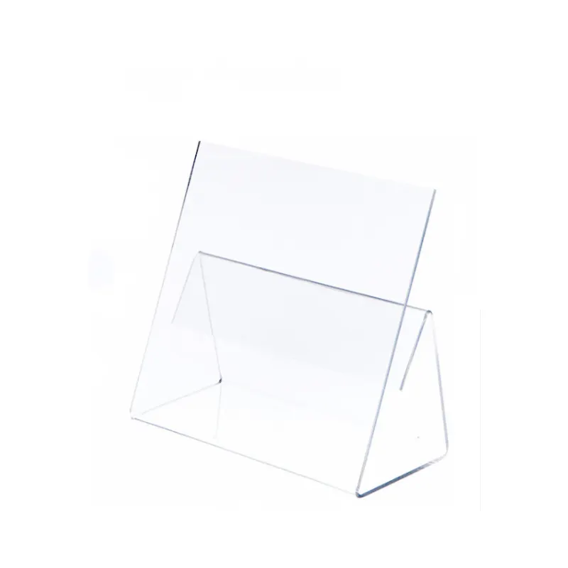 Fabrik Großhandel Clear Acryl Kochbuch Display Stand, Kochbuch Staffelei mit Splatter Shield