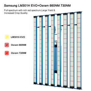 3.14 umol/j Samsung lm301h evo! Kingbrite p55 650w 800w lm301h evo הוביל לגדול בר אור
