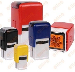高品质定制自动圆形自动上墨橡皮图章ABS材料，带高品质办公用墨水 - Product Image 6
