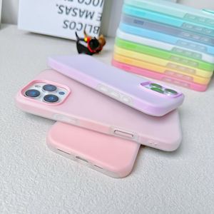 适用于iPhone 17 Pro TPU + 电脑外壳-二合一组合设计，糖果色系列，透明哑光，最小起订量20 - Product Image 2