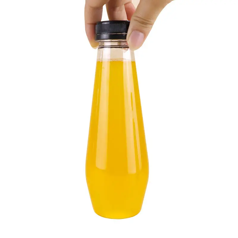 Hot selling product reusable edible grade safe non-toxic plastic juice bottle