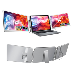 FHD 1920*1200 14 Inch <strong>Computer</strong> <strong>Monitor</strong> USB <strong>Monitor</strong> Plug &amp; Play Placed on the Desk Dual Screen <strong>Monitor</strong> for Laptop Use and Office - Product Image 1