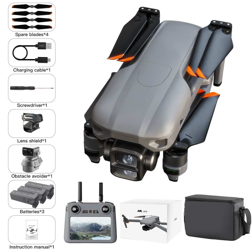 Gray Laser Obstacle Avoidance 3 batteries